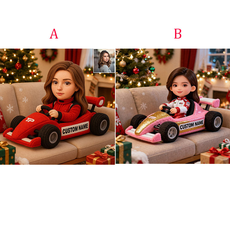 وسادة سباق نسائية بوجهك الخاص احترافية مخصص لك شخصيا