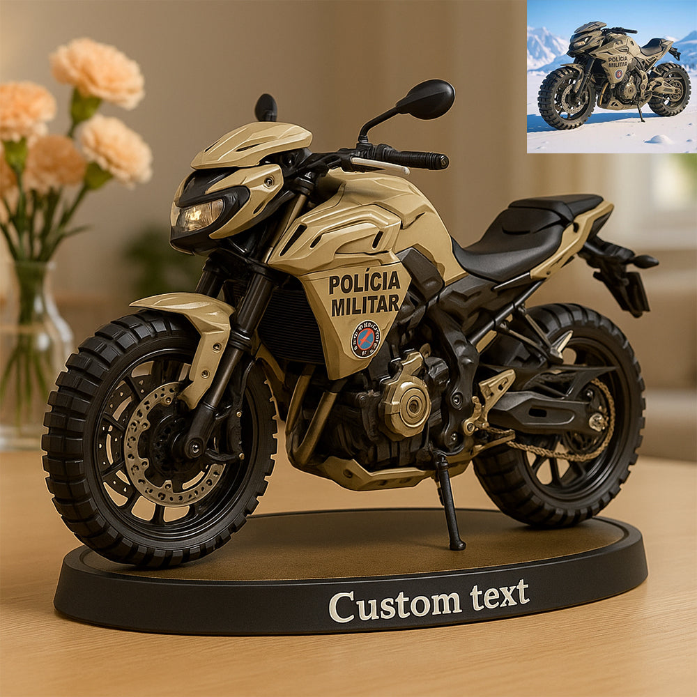 زينة دراجتك النارية الخاصة ـ بإسمك الخاص