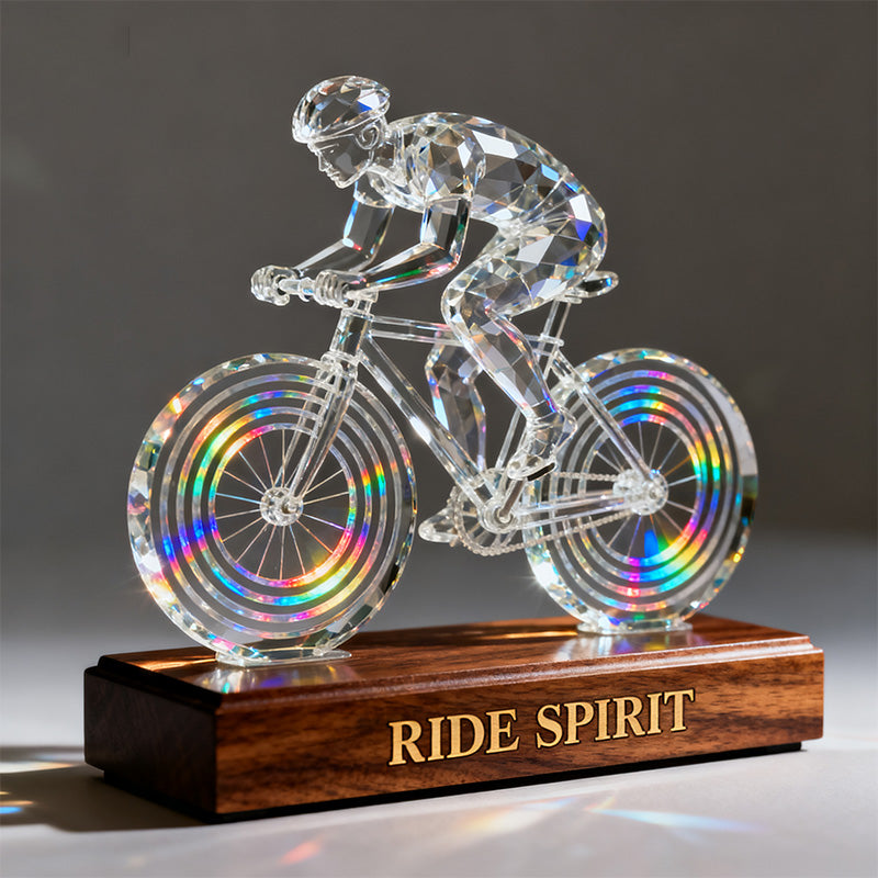 Personalized cyclist - themed ornament