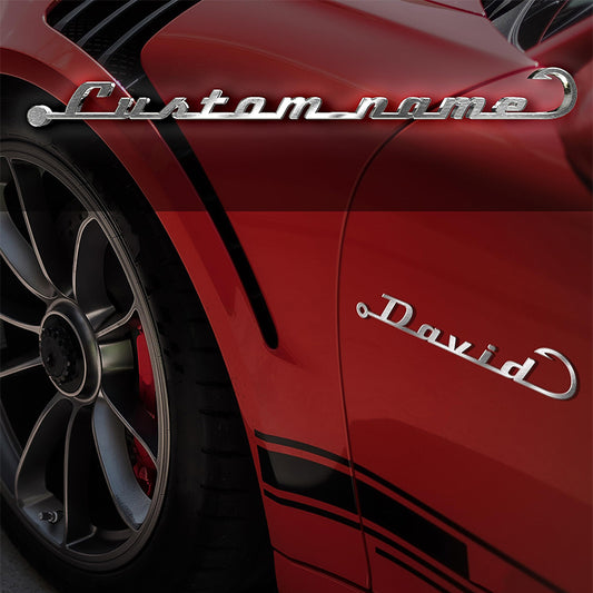 شارة الخطاف ثلاثية الأبعاد بكلماتك الخاصة