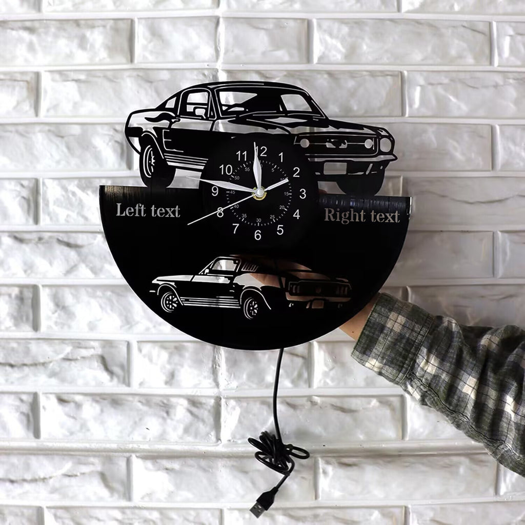 Custom Vintage Car Wall Clock Gifts