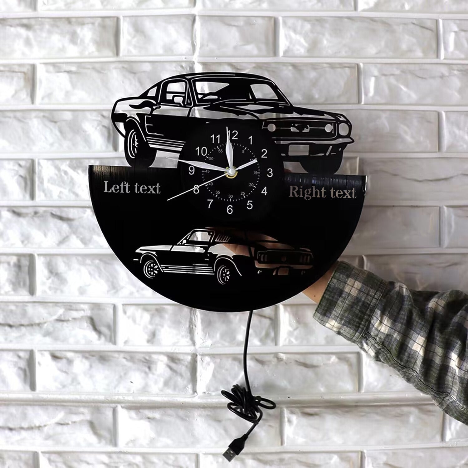 Custom Vintage Car Wall Clock Gifts