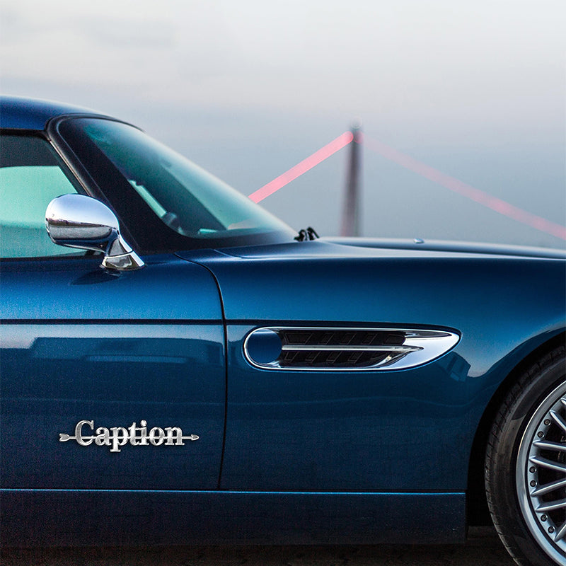 Custom Archery Letters 3D Name Car Badge