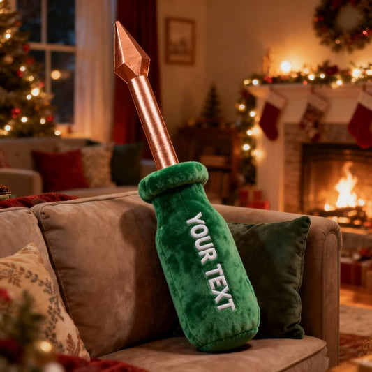 وسادة قطيفة على شكل مفك براغي مخصص لك شخصيا