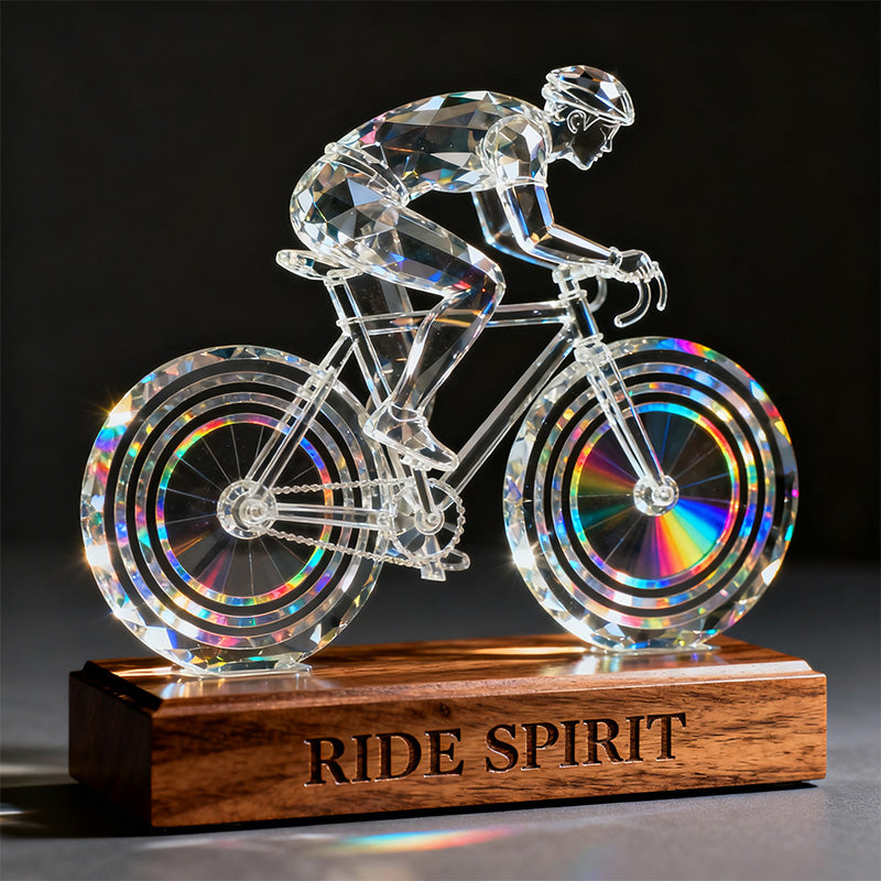 Personalized cyclist - themed ornament