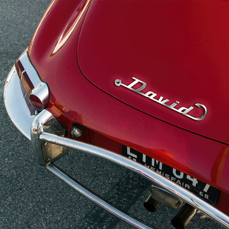 Custom Car Letter Hook Badge