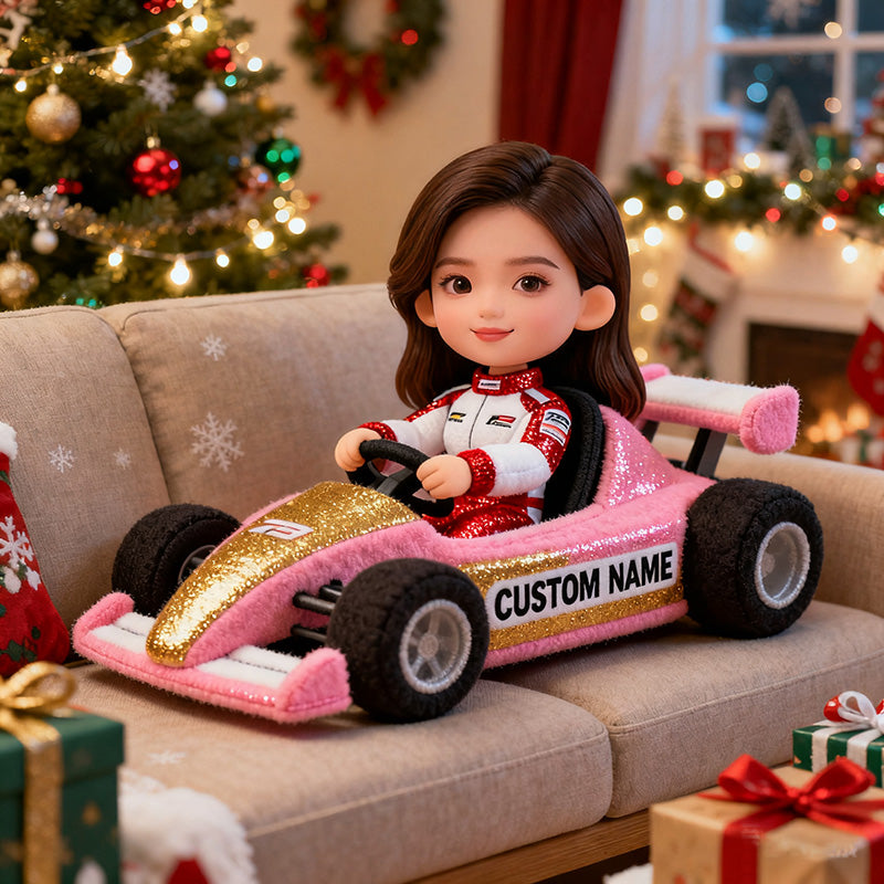 وسادة سباق نسائية بوجهك الخاص احترافية مخصص لك شخصيا