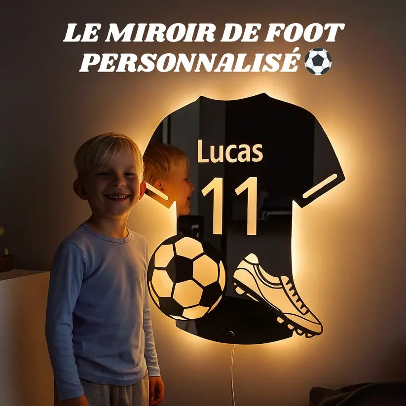 Football Player | Personal LED Mirror