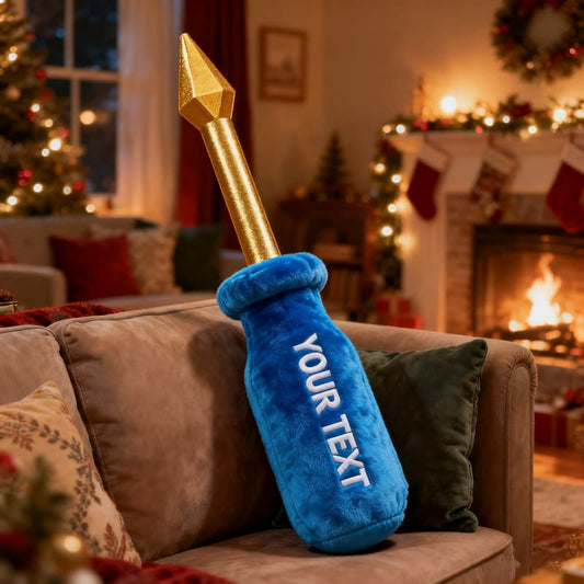 وسادة قطيفة على شكل مفك براغي مخصص لك شخصيا