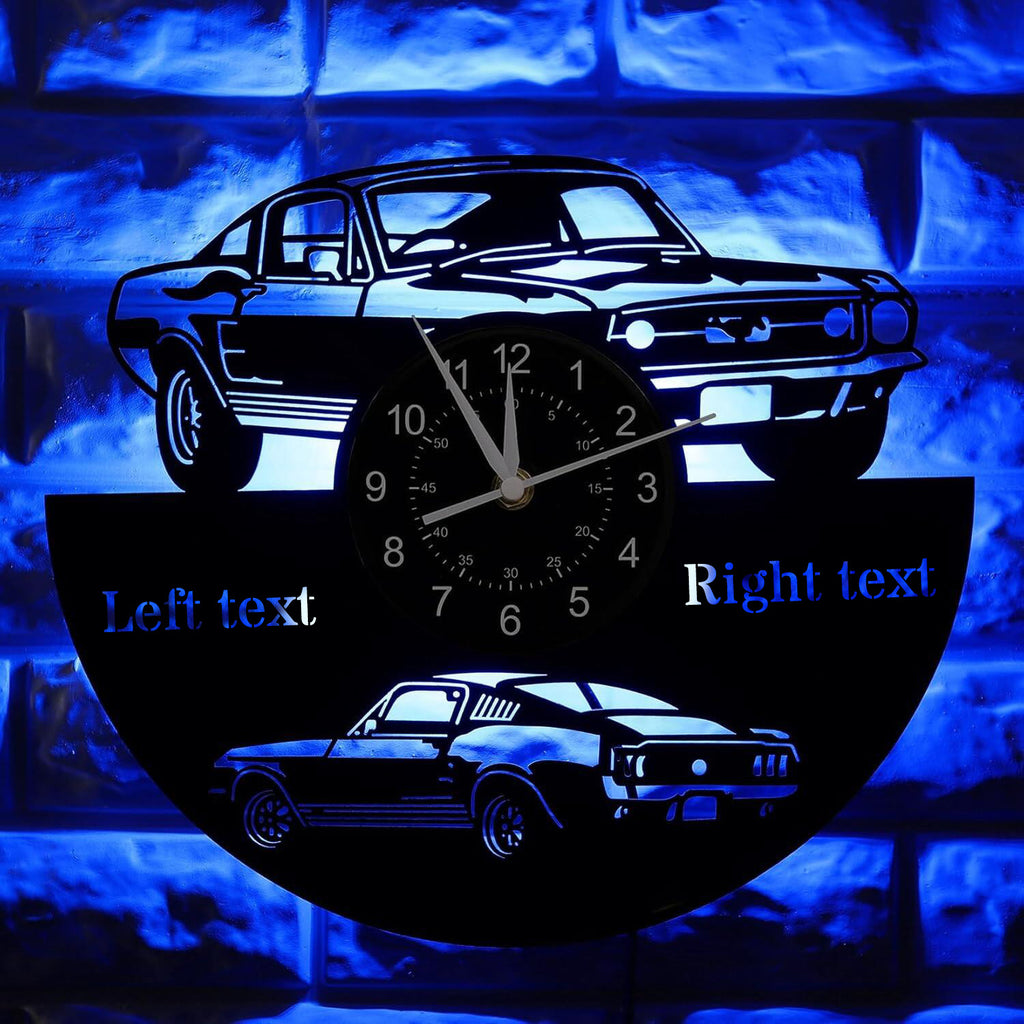 Custom Vintage Car Wall Clock Gifts