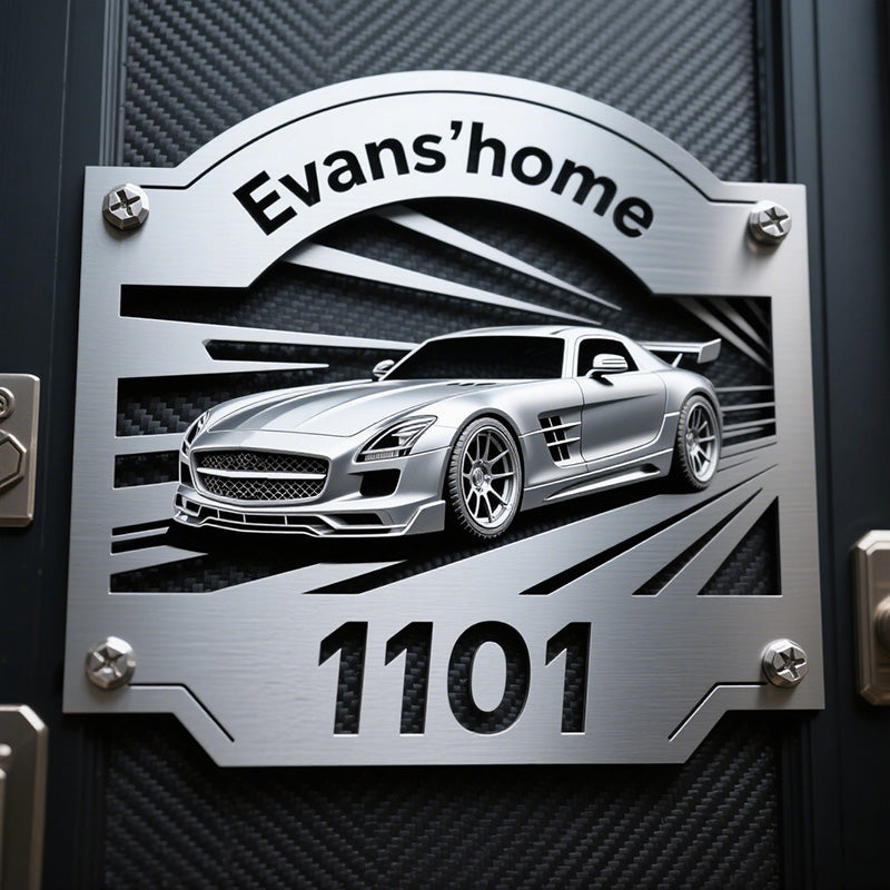 لوحات أبواب سيارات رياضية مخصصة لعنوانك