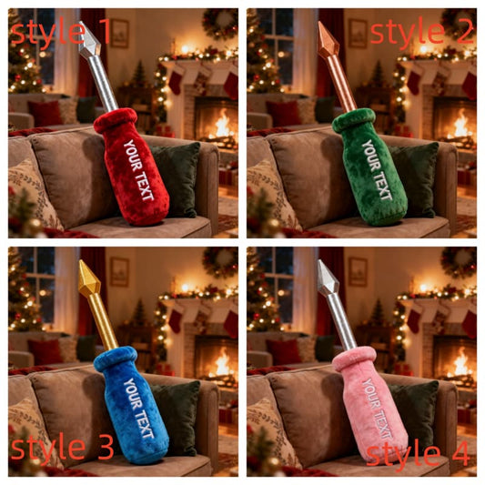 وسادة قطيفة على شكل مفك براغي مخصص لك شخصيا