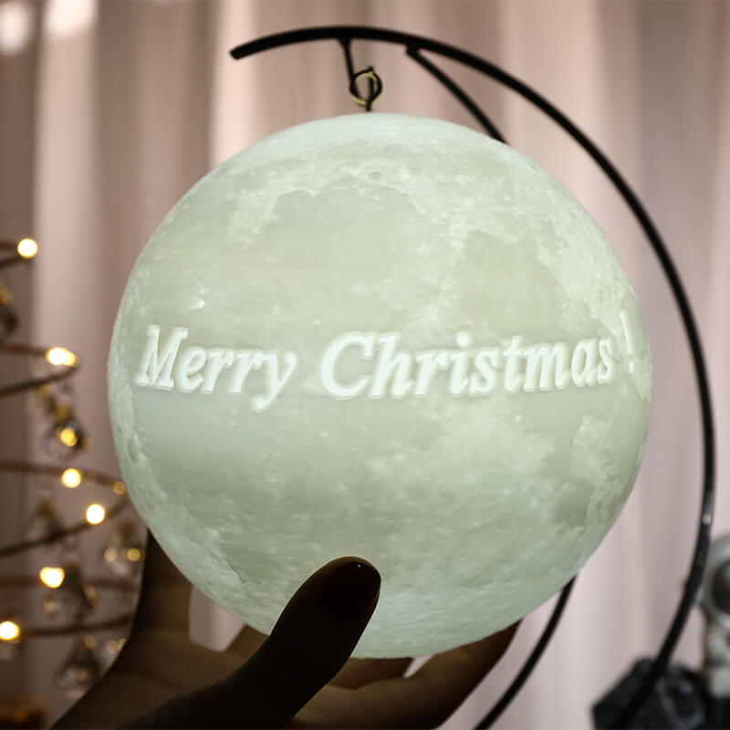 مصباح قمري مزود بقوس تعليق مع صورتك الخاصة