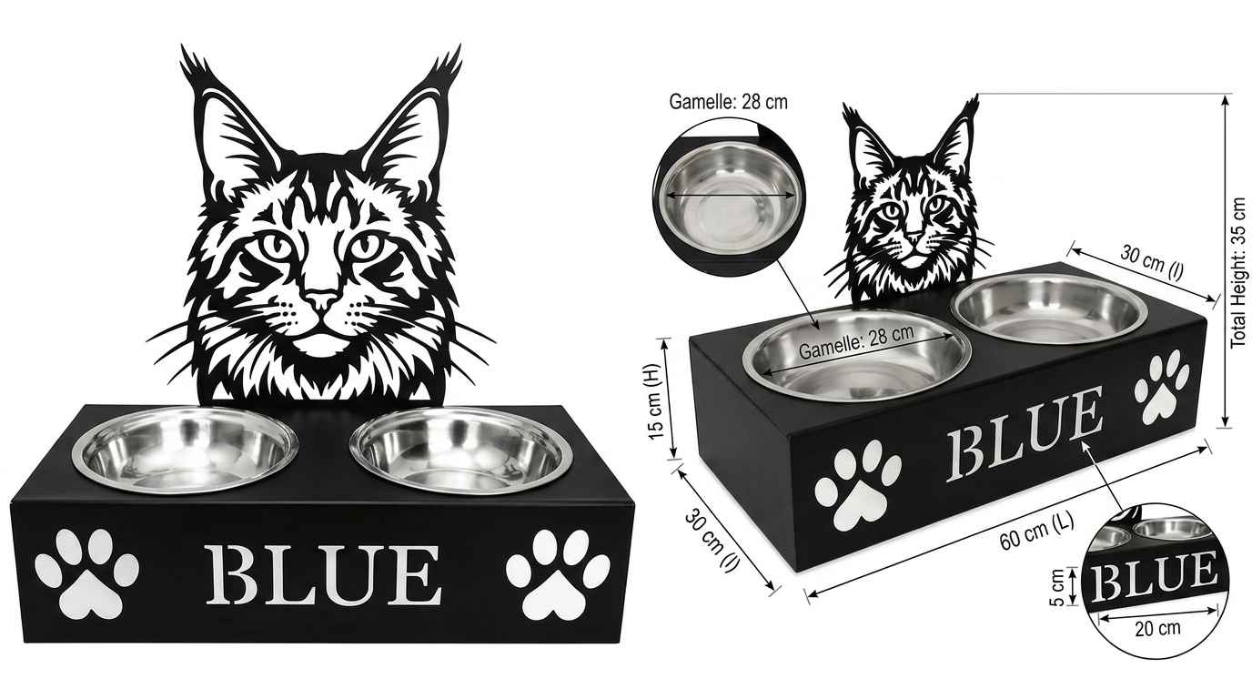 Gamelle personnalisé pour BLUE