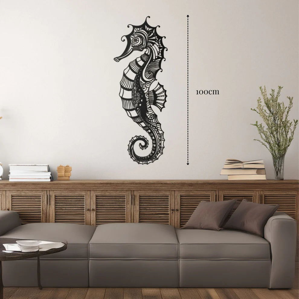 ديكور جداري معدني - بزينة فرس البحر