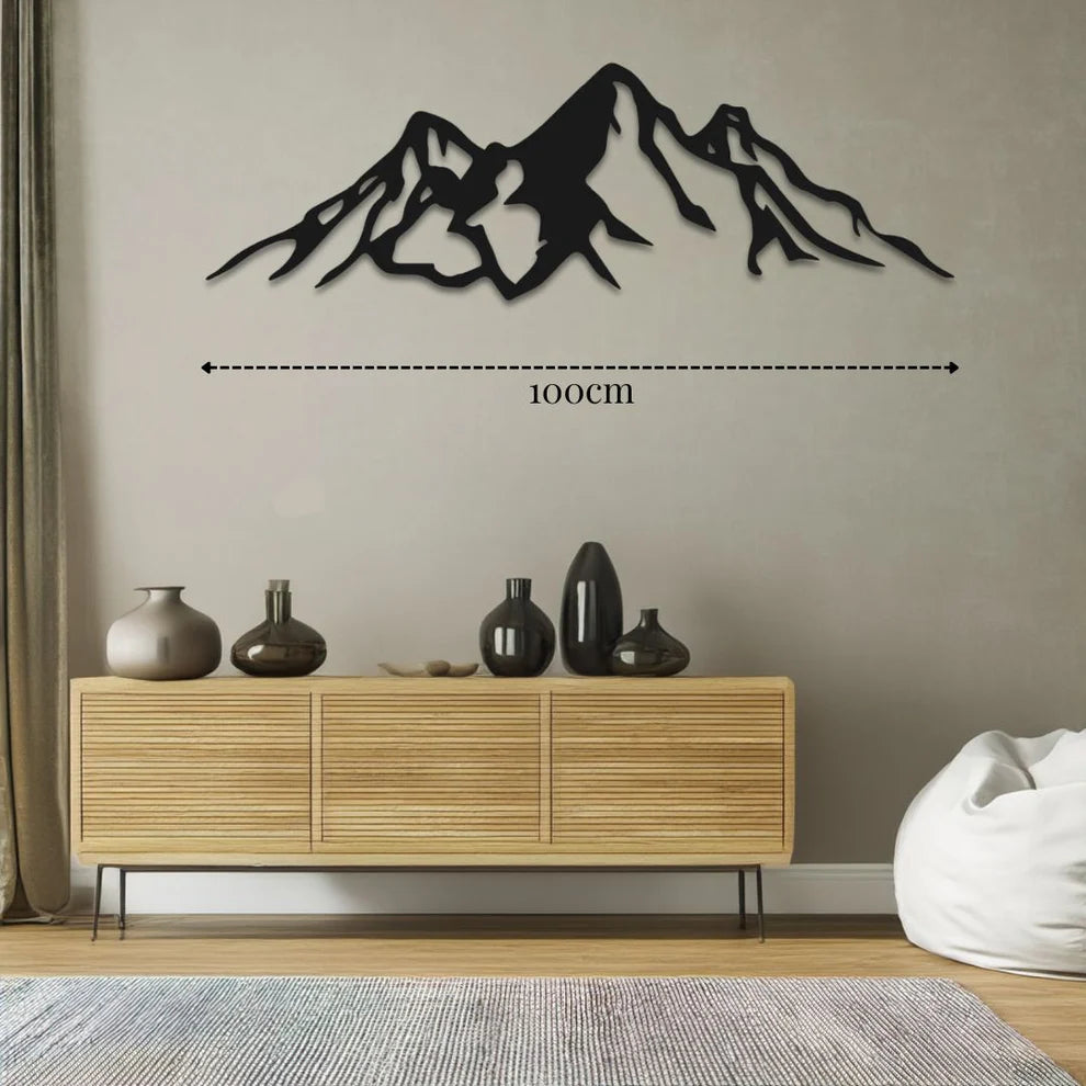 ديكور جداري معدني  بزينة الجبال الواعرة و الرائعة