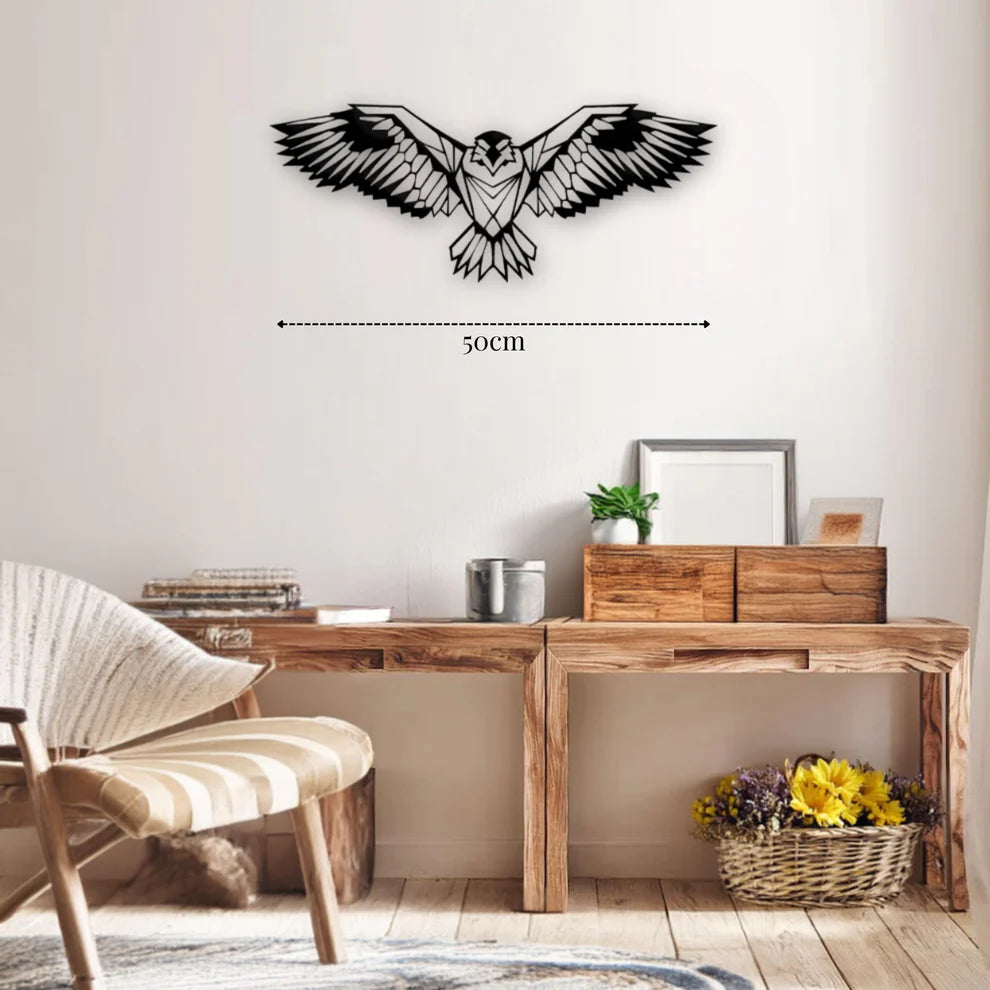 ديكور جداري معدني - بزينة طائر النسر الرائع
