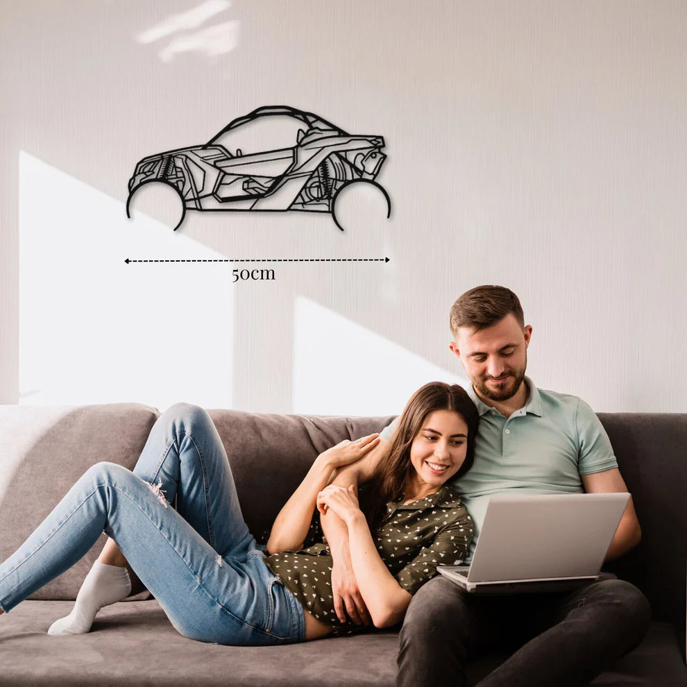 X3 ديكور جداري معدني بزينة سيارة – كان-آم مافريك