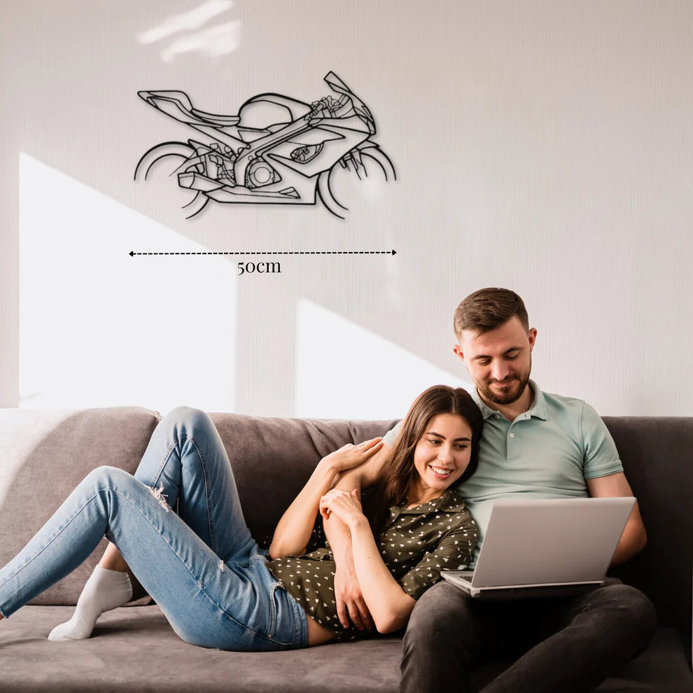 ديكور جداري معدني بزينة لدراجة نارية سوزوكي GSX-R 1000