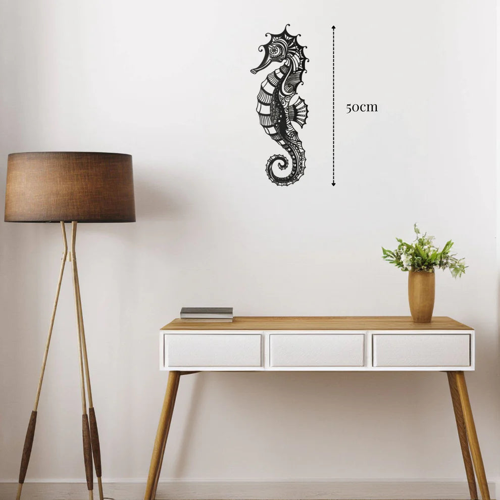 ديكور جداري معدني - بزينة فرس البحر