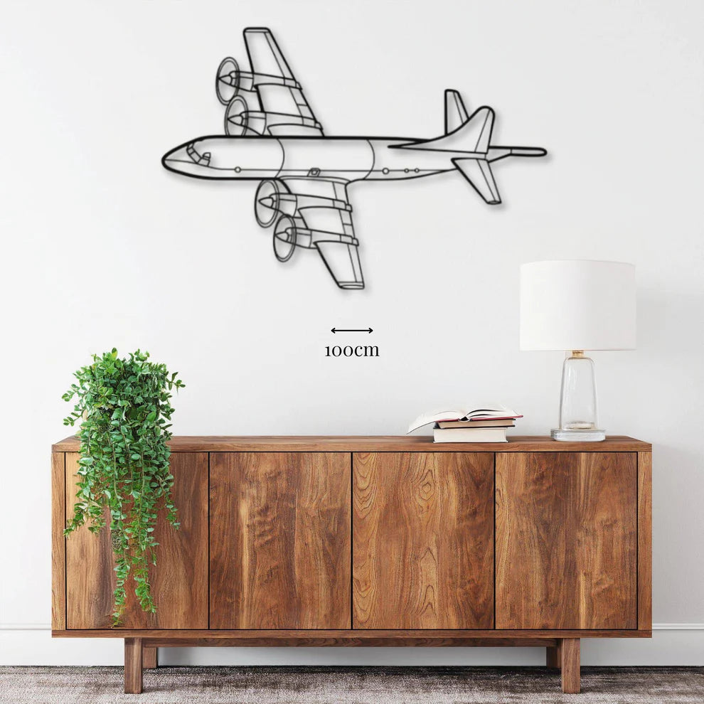 ديكور جداري معدني بزينة طيارة - لوكهيد P-3C أوريون