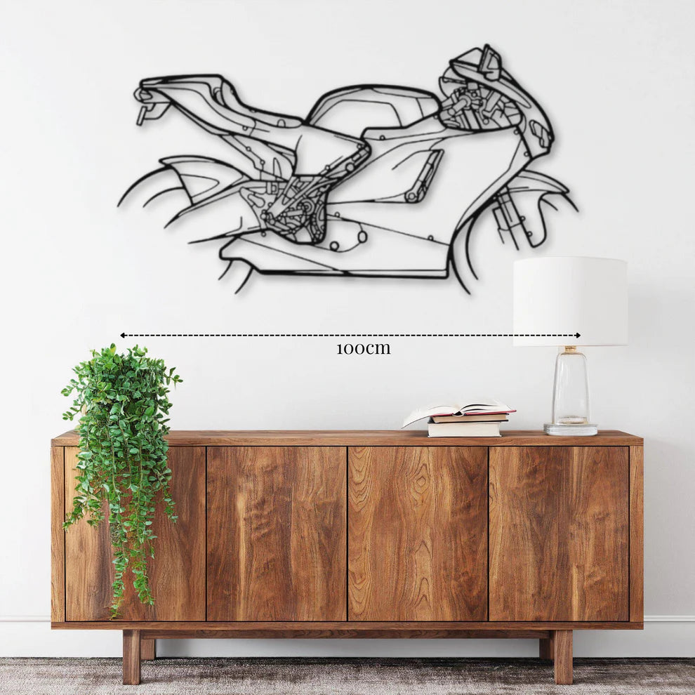 GP8 (2008) ديكور جداري معدني بزينة دراجة نارية – دوكاتي ديسموسيديسي