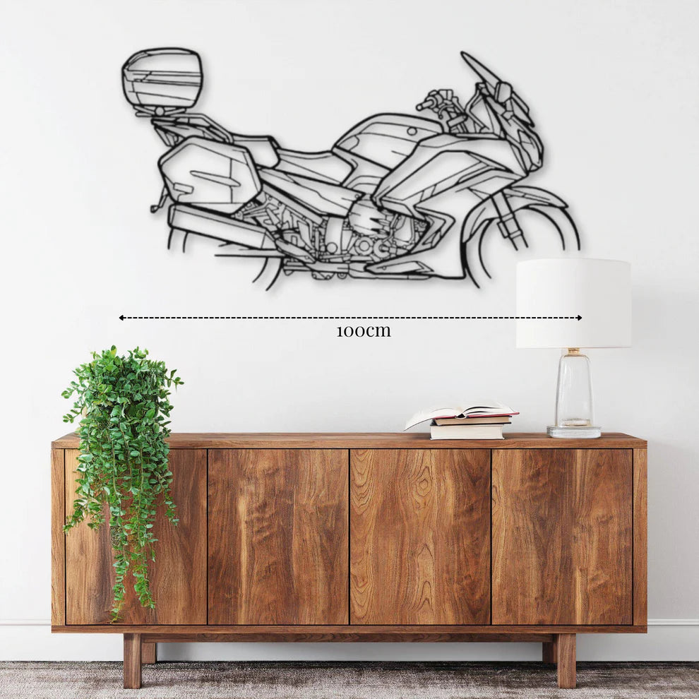 FJR1300 ديكور جداري معدني بزينة دراجة نارية – ياماها