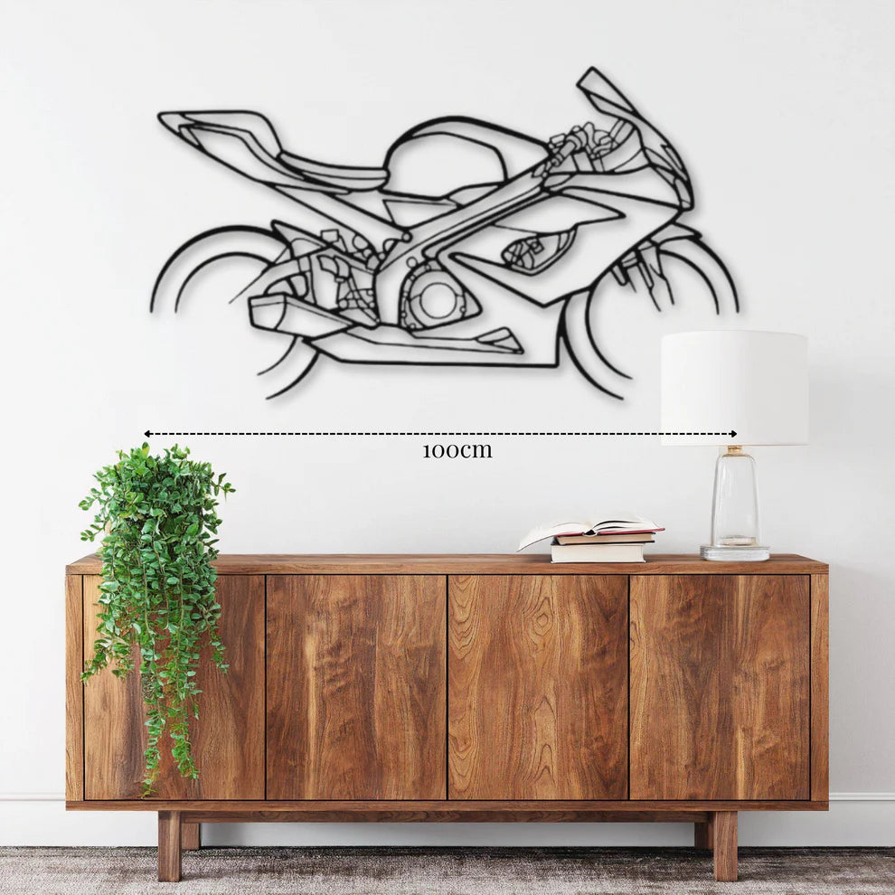 ديكور جداري معدني بزينة لدراجة نارية سوزوكي GSX-R 1000