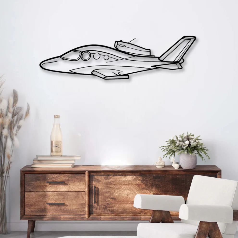 SF50 ديكور جداري معدني بزينة طيارة سيروس فيجن