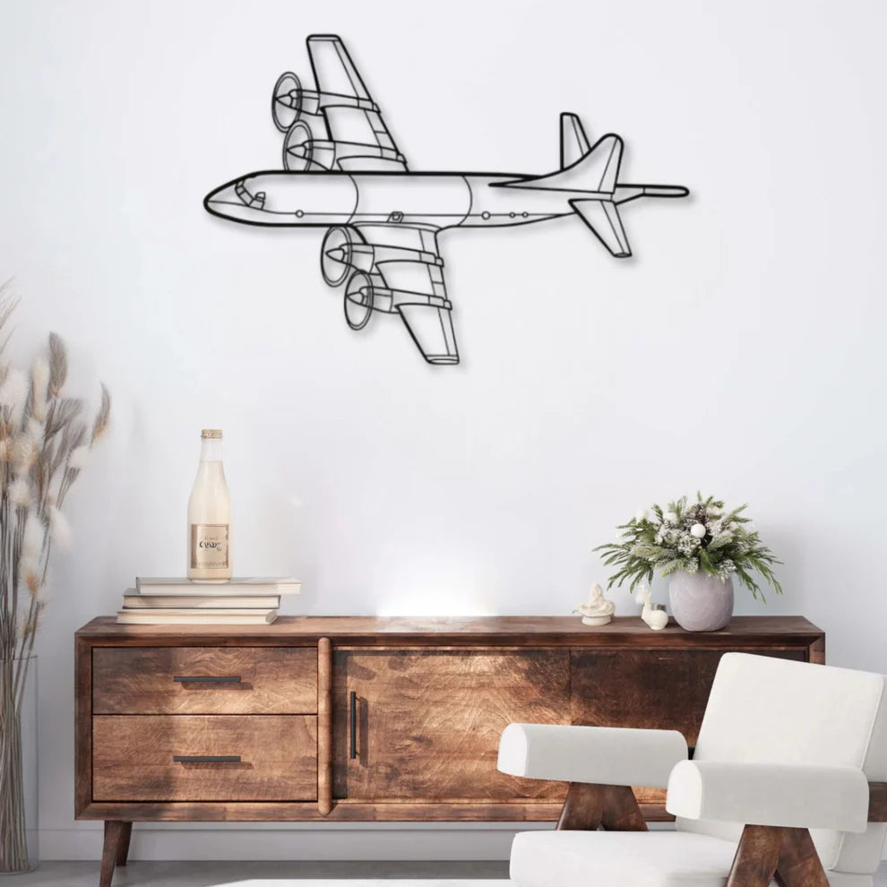 ديكور جداري معدني بزينة طيارة - لوكهيد P-3C أوريون