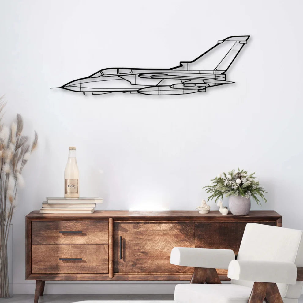 ديكور جداري معدني بزينة طيارة - بانافيا تورنادو