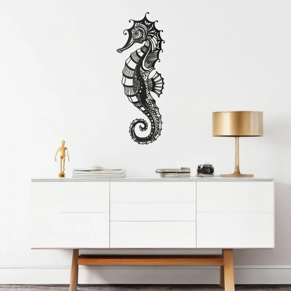 ديكور جداري معدني - بزينة فرس البحر