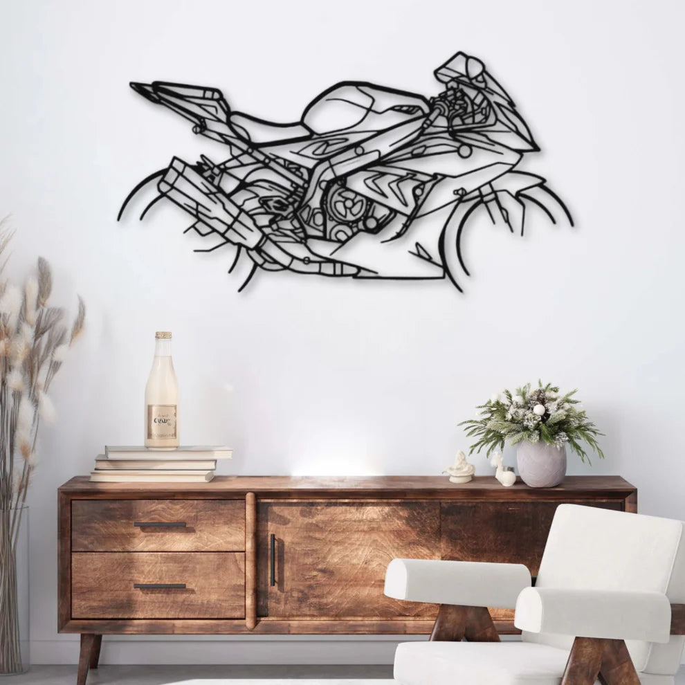 S1000RR ديكور جداري معدني بزينة دراجة نارية – بي إم دبليو