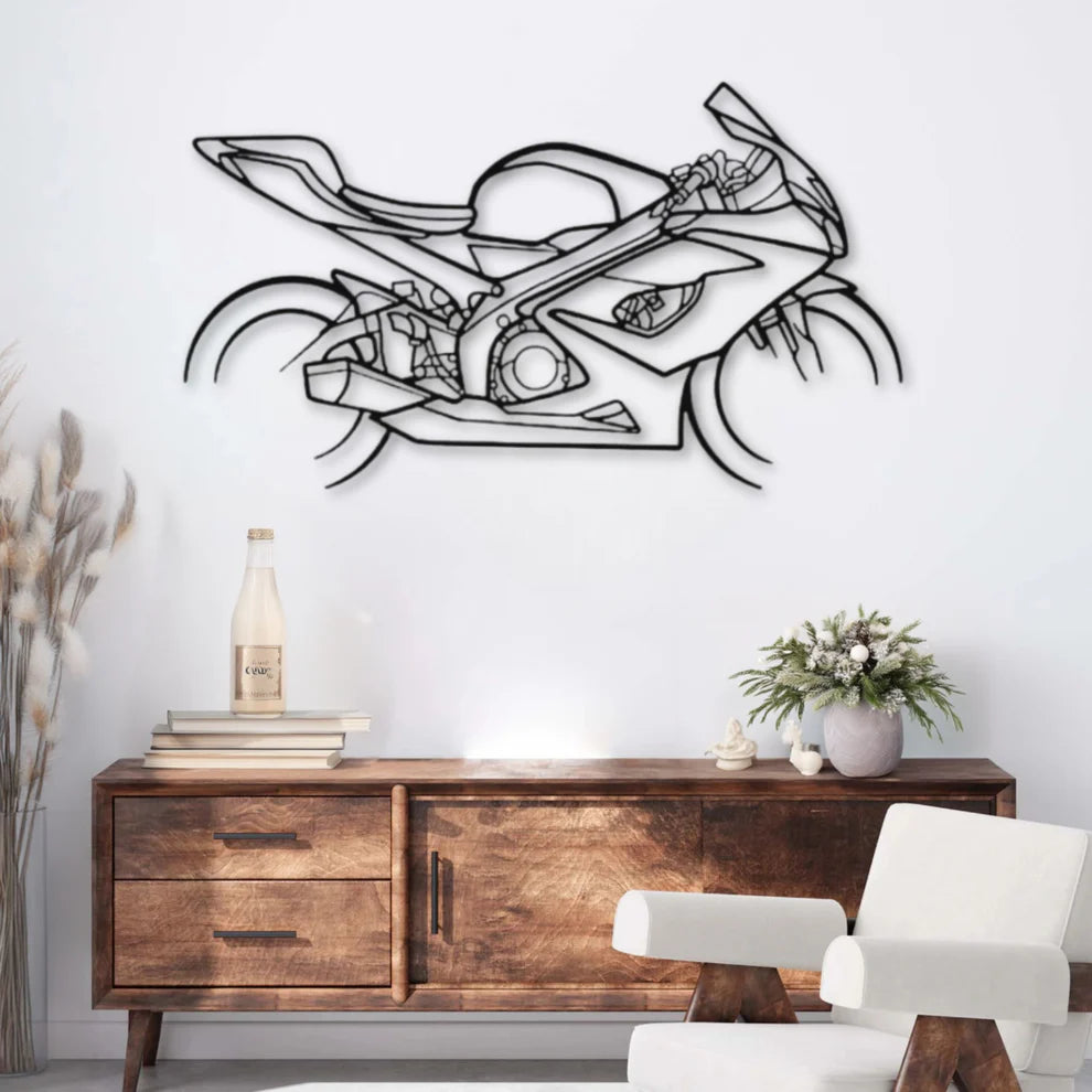 ديكور جداري معدني بزينة لدراجة نارية سوزوكي GSX-R 1000