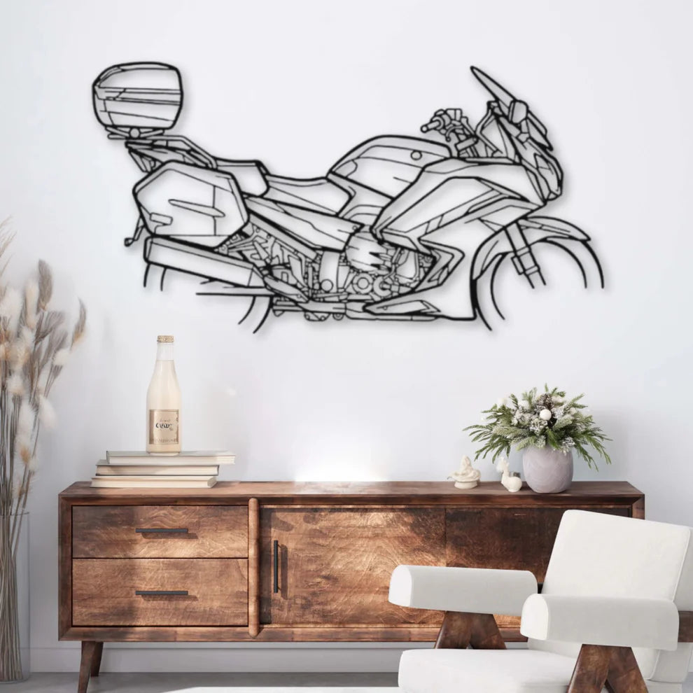 FJR1300 ديكور جداري معدني بزينة دراجة نارية – ياماها