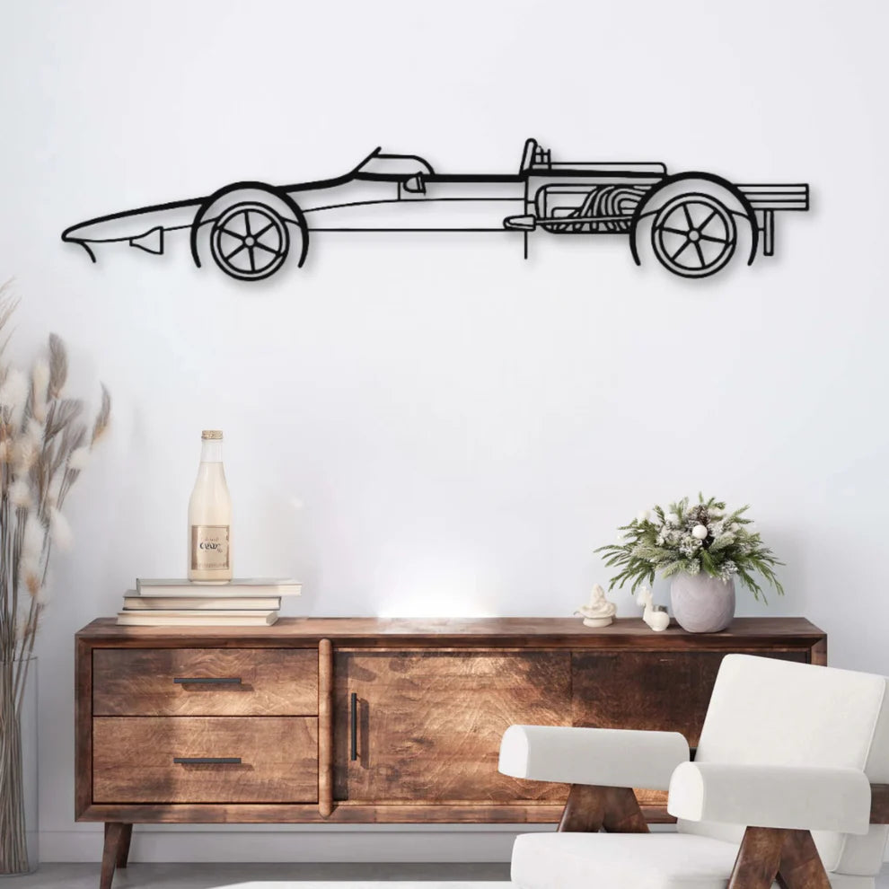 T1G ديكور جداري معدني بزينة سيارة – غورني إيغل