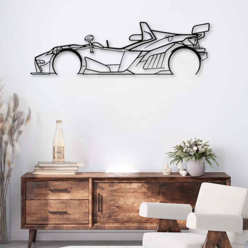 ديكور جداري معدني بزينة سيارة KTM X-Bow