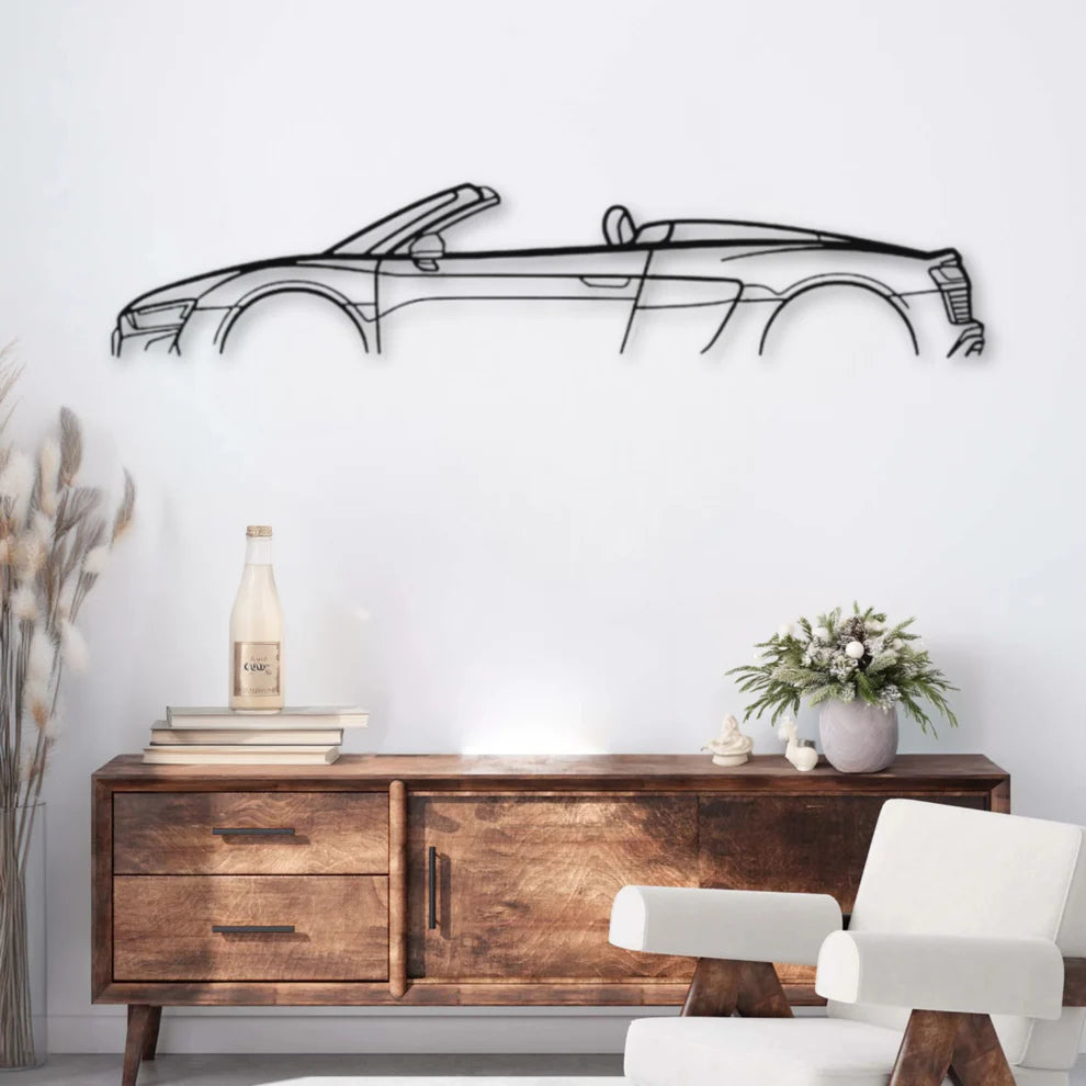 ديكور جداري معدني بزينة سيارة أودي R8 سبايدر Mk2