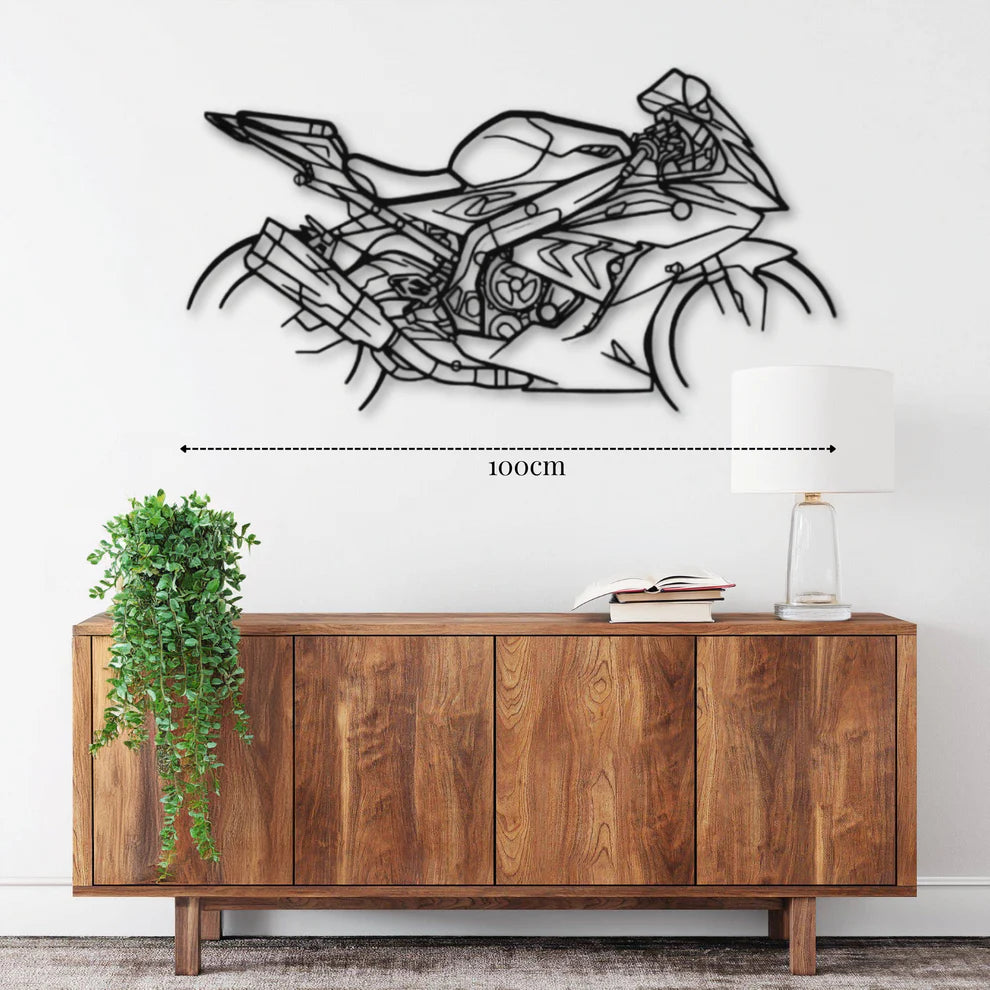 S1000RR ديكور جداري معدني بزينة دراجة نارية – بي إم دبليو