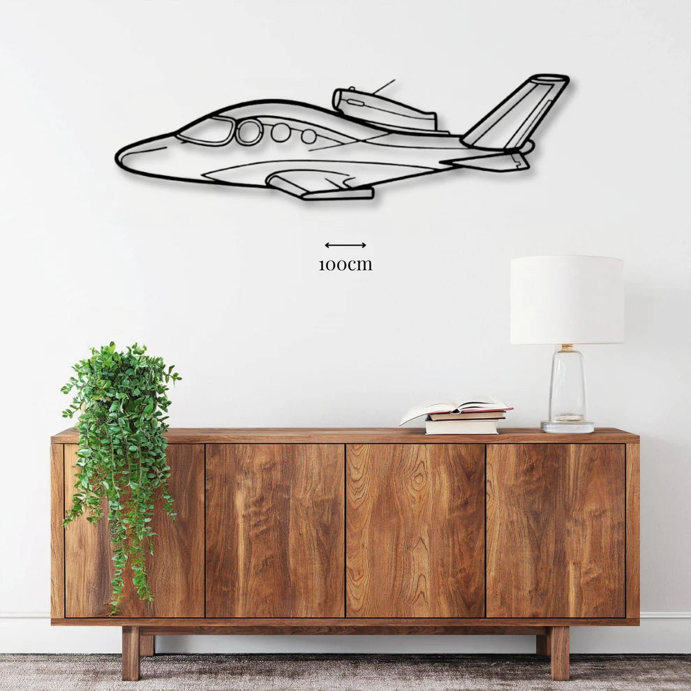 SF50 ديكور جداري معدني بزينة طيارة سيروس فيجن