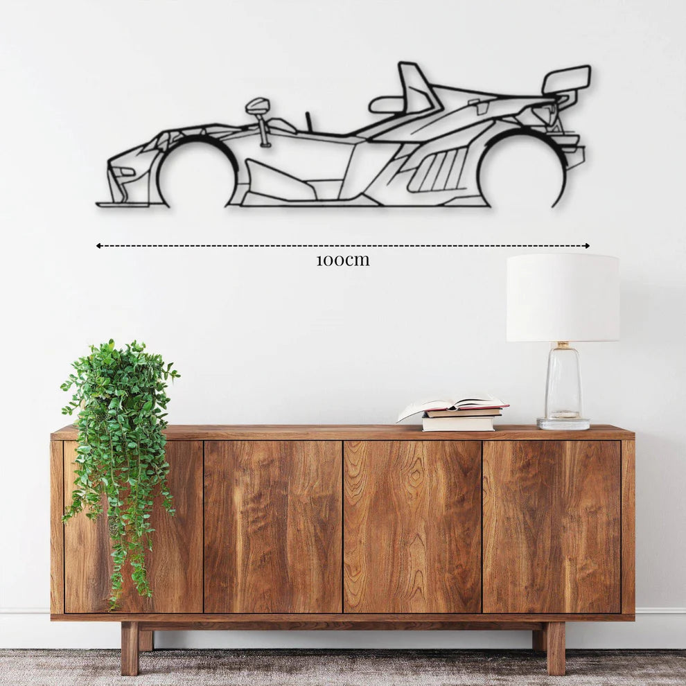 ديكور جداري معدني بزينة سيارة KTM X-Bow