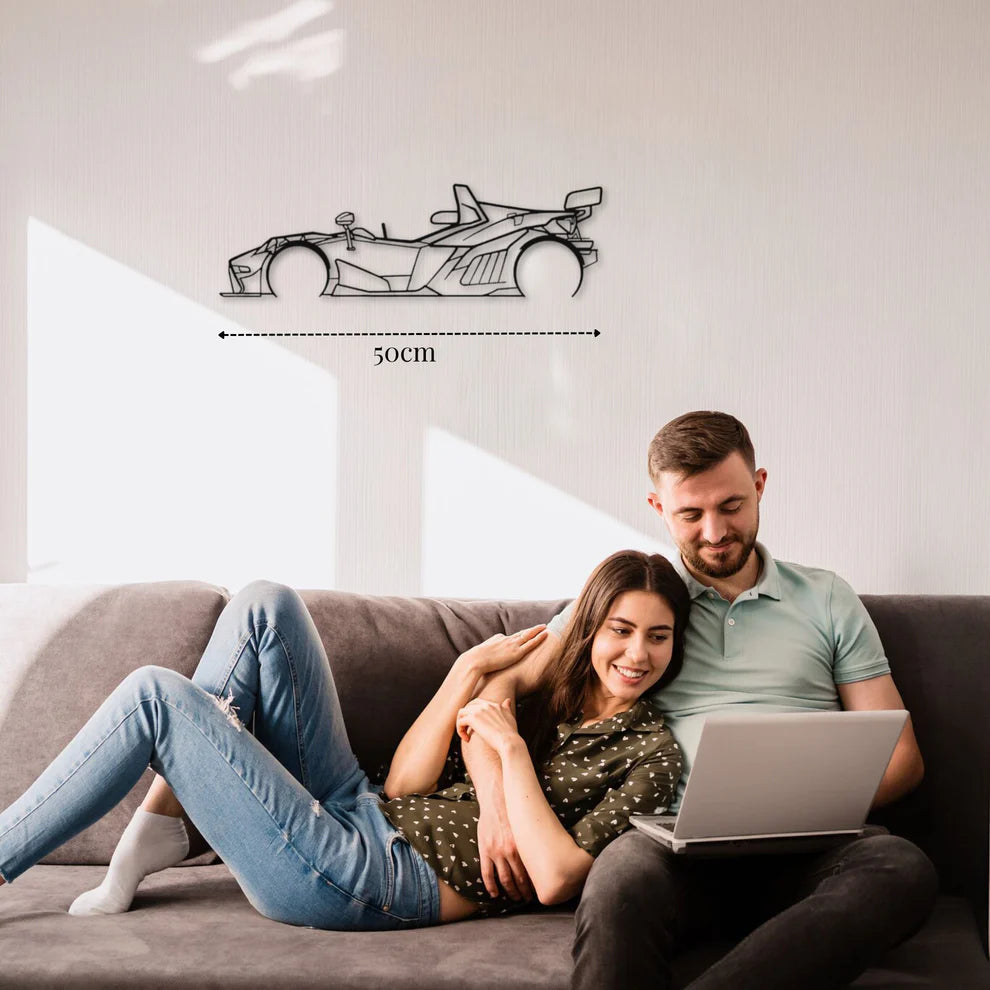 ديكور جداري معدني بزينة سيارة KTM X-Bow