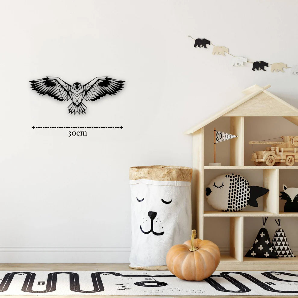 ديكور جداري معدني - بزينة طائر النسر الرائع