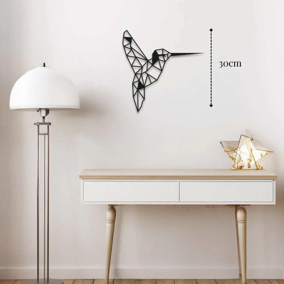 ديكور جداري معدني - بزينة طائر الطنان