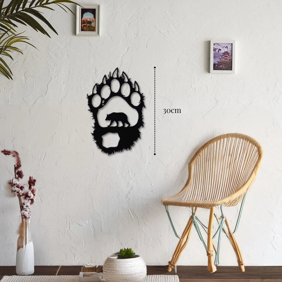 ديكور جداري معدني - بزينة على شكل مخلب الدب